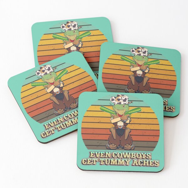Item preview, even cowboys get tummy aches designed and sold by MrSameeraTop.