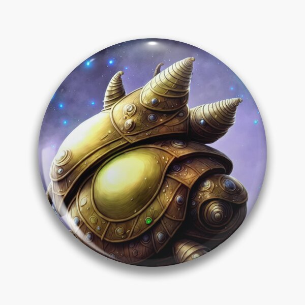 Item preview, A three-horned stompy alien battlesnail IV designed and sold by BrachiaST.