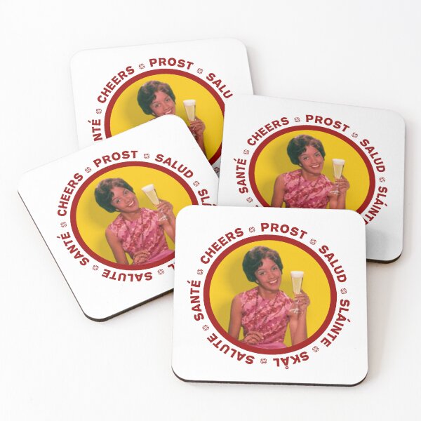 Item preview, Salud! - cheers in several languages! woman Red! designed and sold by OptLuv.