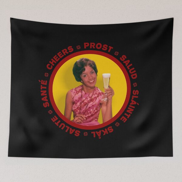 Item preview, Salud! - cheers in several languages! woman Red! designed and sold by OptLuv.