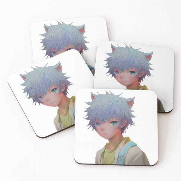 Item preview, Catboy anime pastels for Manga lovers designed and sold by Mobius Spot Collective.