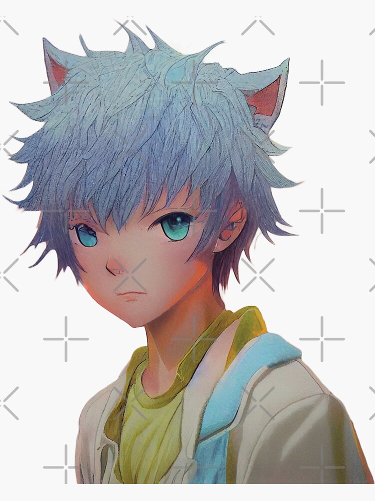 Cute anime cat boy illustration on Craiyon