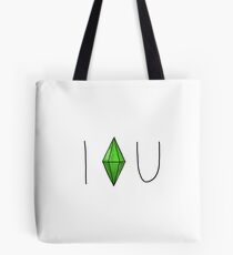 Ich plumbob dich Tote Bag