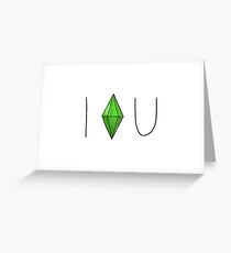 I plumbob you Greeting Card