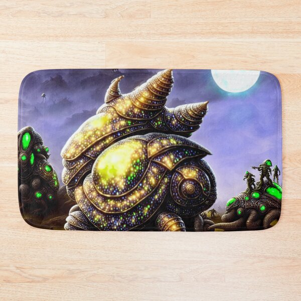 Artikelvorschau, Eine dreihörnige, stampfende Alien-Kampfschnecke mit schöner gefleckter Rüstung IV entworfen und verkauft von BrachiaST.