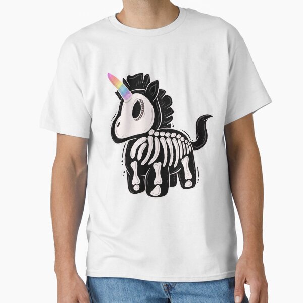 Vista previa del artículo con la obra «Esqueleto de unicornio», diseñado y vendido por Jess.a.creates.