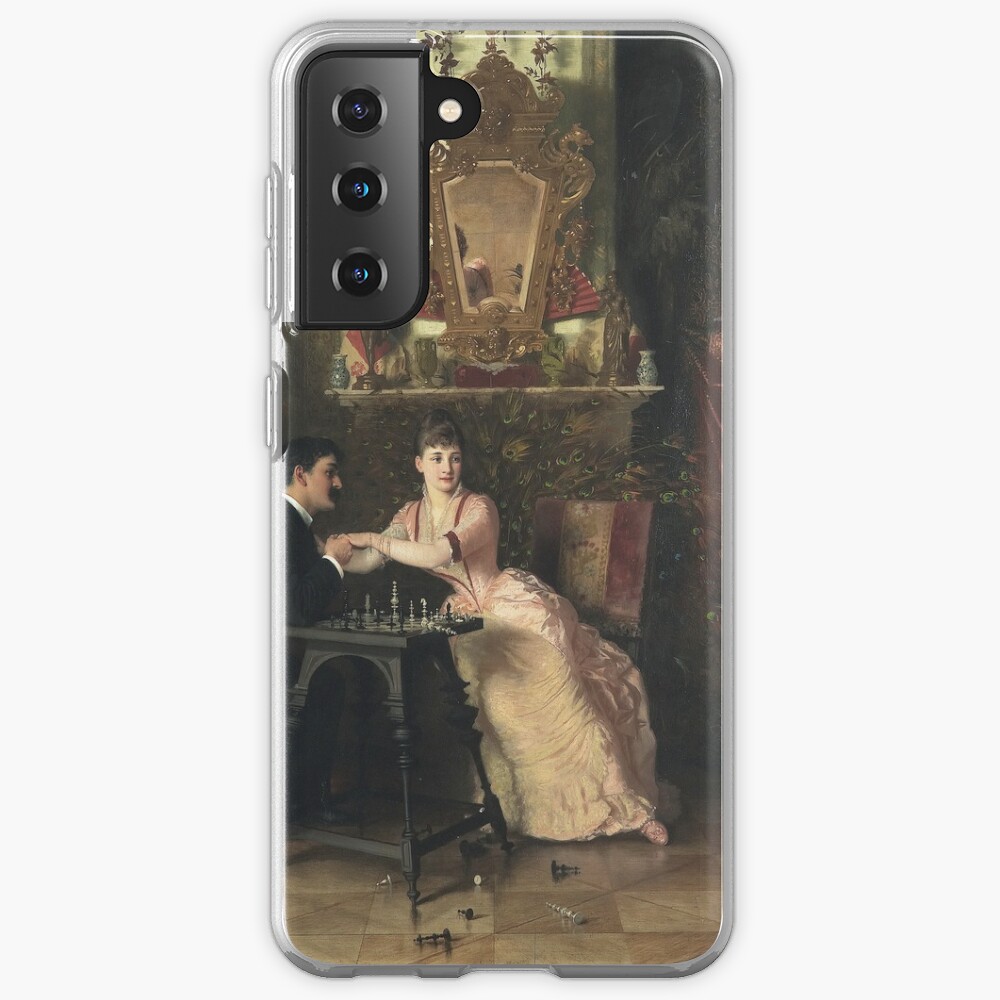 The Proposal Oil Painting by Knut Ekwall Case & Skin for Samsung Galaxy