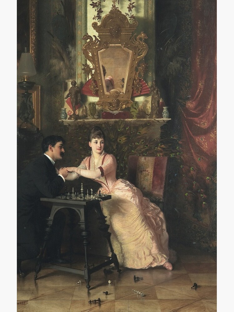 The Proposal Oil Painting by Knut Ekwall by podartist