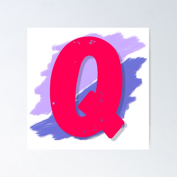 Item preview, The Letter Q designed and sold by PixelBombs.