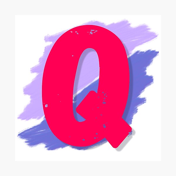 Item preview, The Letter Q designed and sold by PixelBombs.