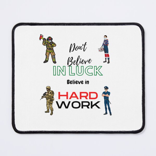Item preview, Don't believe in luck positivevibes designed and sold by HarriPaloma.