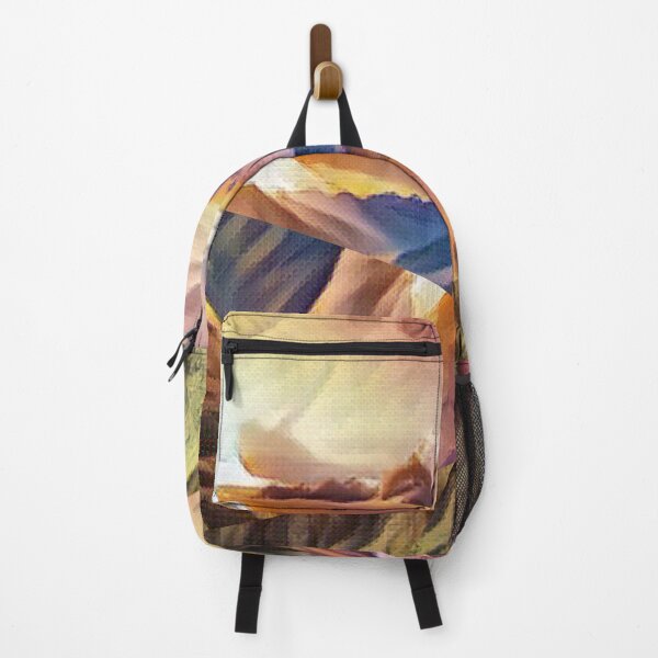 Item preview, Asymmetric Mountains - Mountains Art Design, Modern Asymmetric Colorful Mountains Landscape Art designed and sold by MrGiftee.
