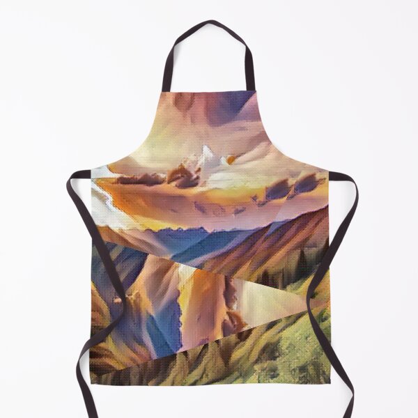 Item preview, Asymmetric Mountains - Mountains Art Design, Modern Asymmetric Colorful Mountains Landscape Art designed and sold by MrGiftee.