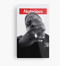Notorious B.I.G. - Biggie Smalls Metal Print