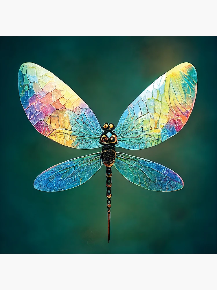 Shimmering Dragonfly, Metallic Watercolors, Lisilinka (Me), A5, 2023 : r/Art