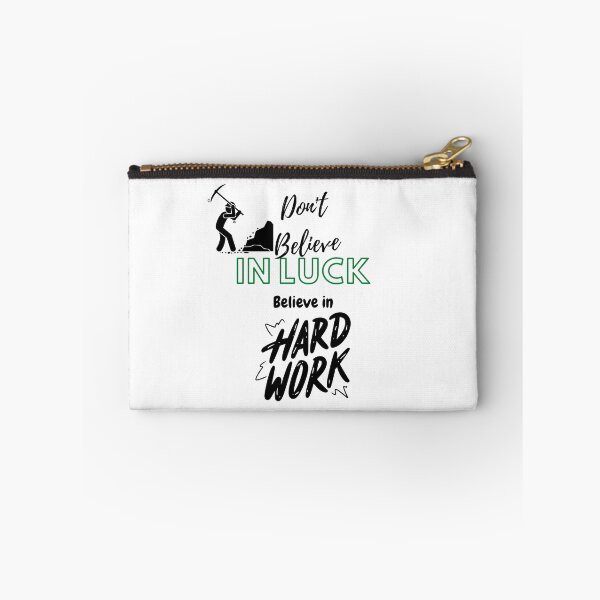 Item preview, Dont't believe in luck hard word positivevibes designed and sold by HarriPaloma.