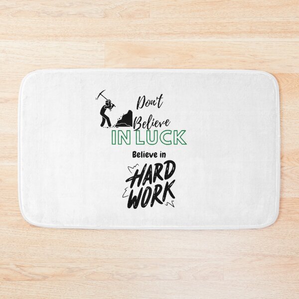 Item preview, Dont't believe in luck hard word positivevibes designed and sold by HarriPaloma.