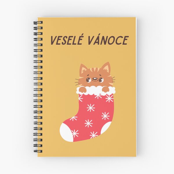Artikelvorschau, Veselé Vánoce! Frohe Weihnachten auf Tschechisch, Frohe Weihnachten auf Tschechisch, Vánoční pohlednice, Tschechische Weihnachten entworfen und verkauft von Pommallina.
