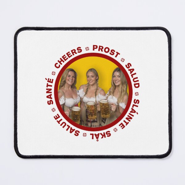 Item preview, Prosit cheers in several languages! Dirndl women Red! designed and sold by OptLuv.