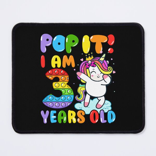 Item preview, Dabbing Unicorn Pop It I Am 3 Years Tank Top designed and sold by Mumbleshawkins.