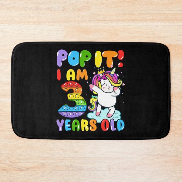 Item preview, Dabbing Unicorn Pop It I Am 3 Years Tank Top designed and sold by Mumbleshawkins.