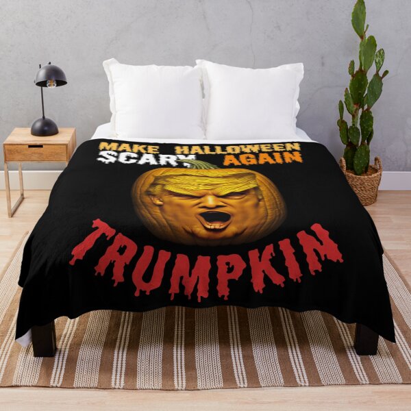 Item preview, Trumpkin Make Halloween Scary Again – Funny Donald Trump Pumpkin Halloween Quote designed and sold by MadeByRobots.