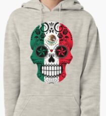 Mexican Skull Heart Art TatooMan Calavera el dia de los muertos Pullover Hoodie