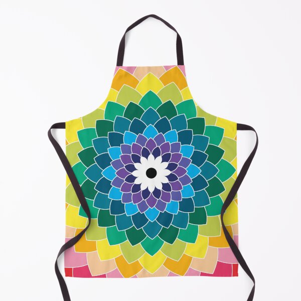 Artikelvorschau, Retro-Regenbogen-Blumen No.6 Multi-Colors entworfen und verkauft von QuestingPixel.