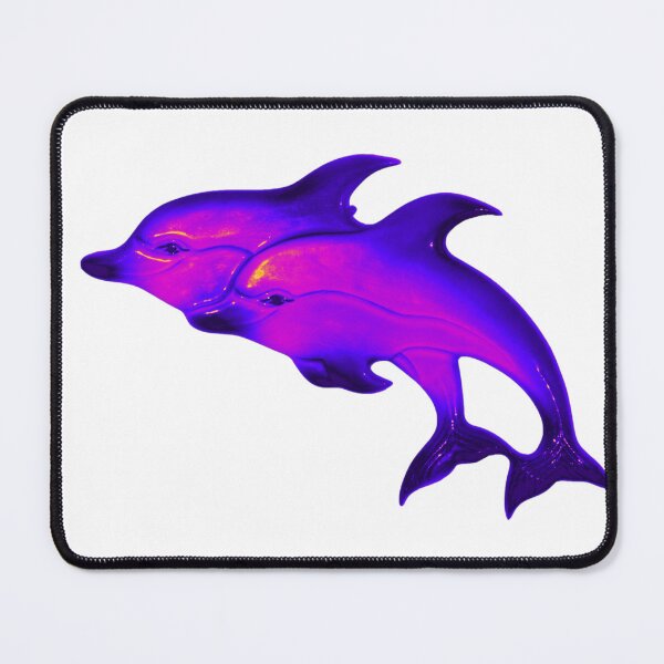Item preview, Two cute dolphins, abstract art designed and sold by zeljana0504.