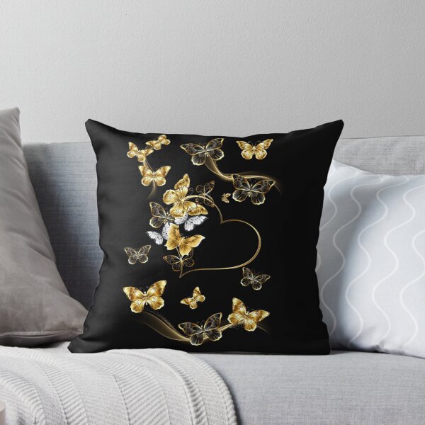 Item preview, luxurious golden butterflies and hearts, fantasy and elegance designed and sold by LittleAnchy.