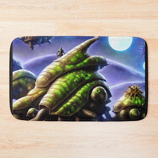 Item preview, Green alien battlesnails with tripods and alien seastars designed and sold by BrachiaST.