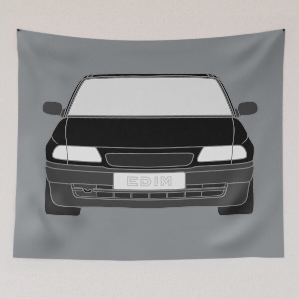 Item preview, Opel Vauxhal Holden Astra F 1992-2002 black color designed and sold by EdimDesign.