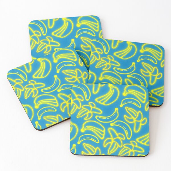 Item preview, Neon Bananas blue designed and sold by Veata.