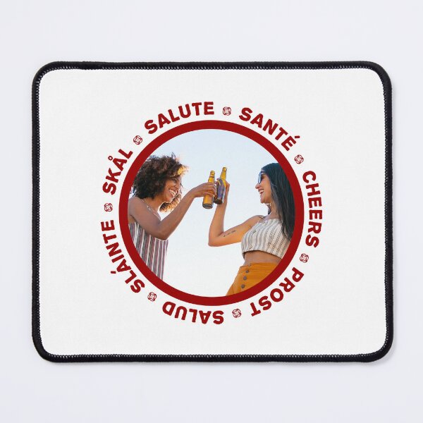 Item preview, Salud! - cheers in several languages! women toasting Red! designed and sold by OptLuv.