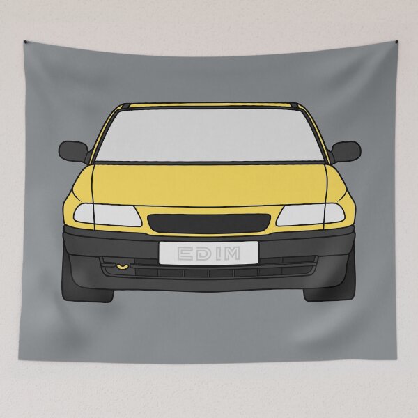 Item preview, Opel Vauxhal Holden Astra F 1992-2002 yellow color designed and sold by EdimDesign.