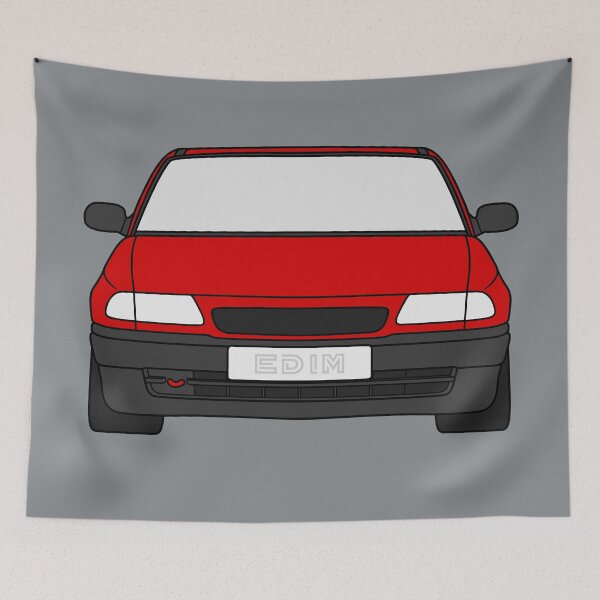 Item preview, Opel Vauxhal Holden Astra F 1992-2002 red color designed and sold by EdimDesign.