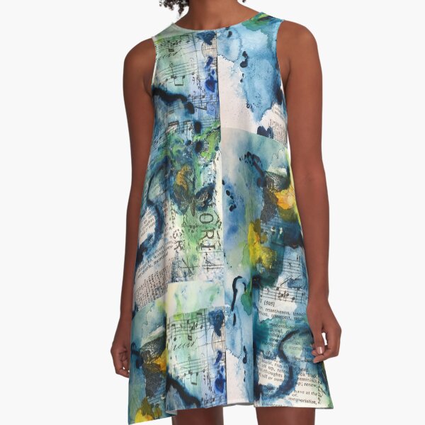 Into The Music A-Line Dress