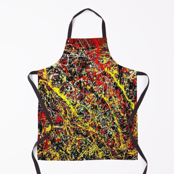 Item preview, Abstract Jackson Pollock Painting Original Art ,artwork by Jackson Pollock, red, yellow, black, designed and sold by kinsley45.