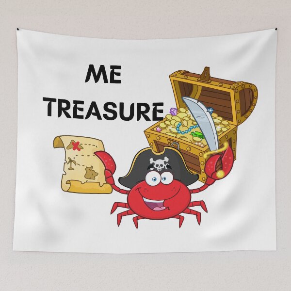 Item preview, Me treasure pirate crab designed and sold by RockBeeDesigns.