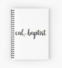 cal baptist 2 Spiral Notebook
