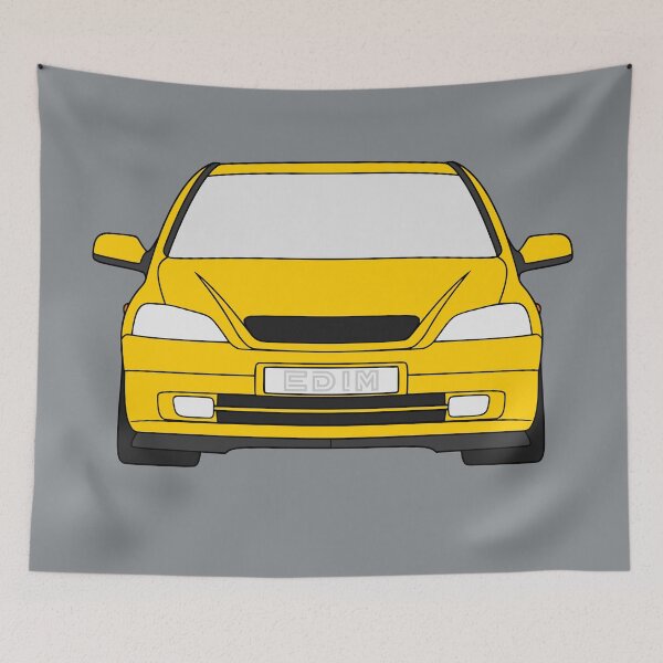 Item preview, Opel Vauxhal Holden Astra G 1998-2004 yellow color designed and sold by EdimDesign.