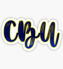 cal baptist 3 Sticker