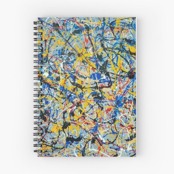 Item preview, Abstract Jackson Pollock Painting Original Art ,artwork by Jackson Pollock, red, yellow, blue, black, designed and sold by kinsley45.