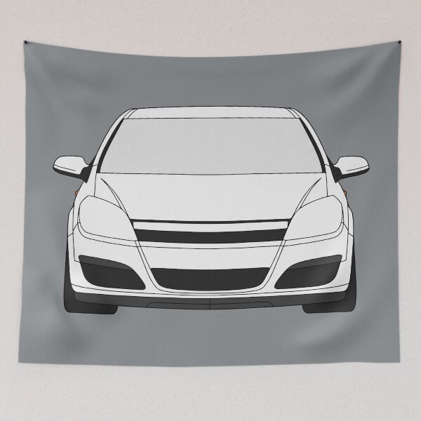 Item preview, Opel Vauxhal Holden Astra H 2004-2007 white color designed and sold by EdimDesign.