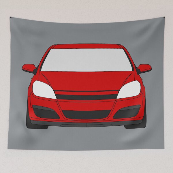Item preview, Opel Vauxhal Holden Astra H 2004-2007 red color designed and sold by EdimDesign.