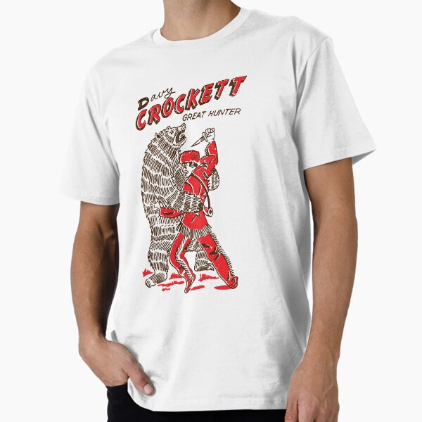 Davey Crockett but in red Premium T-Shirt