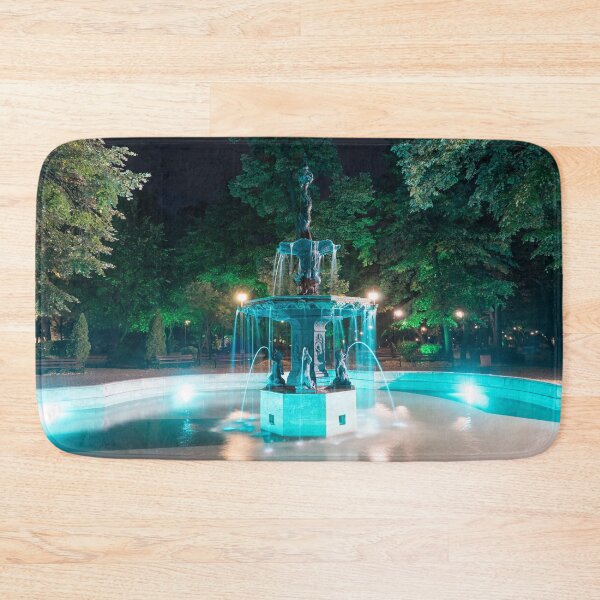 Item preview, Illuminated Goddess - Demeter Fountain at Night designed and sold by Georgia Mizuleva.