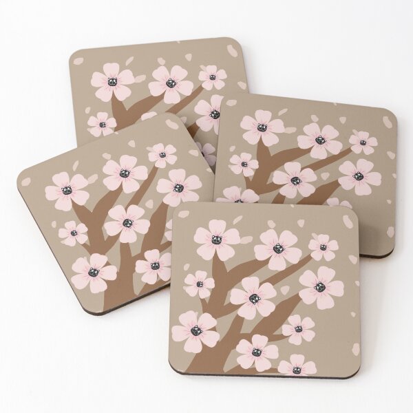 Item preview, Inspiring cat sakura tree - a reminder for you to flourish. designed and sold by Kittycatcorp.