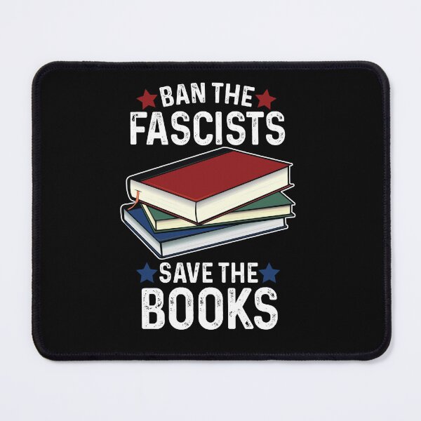 Item preview, Ban The Fascists Save The Books Funny Book Lovers Reading designed and sold by GravitiTees.