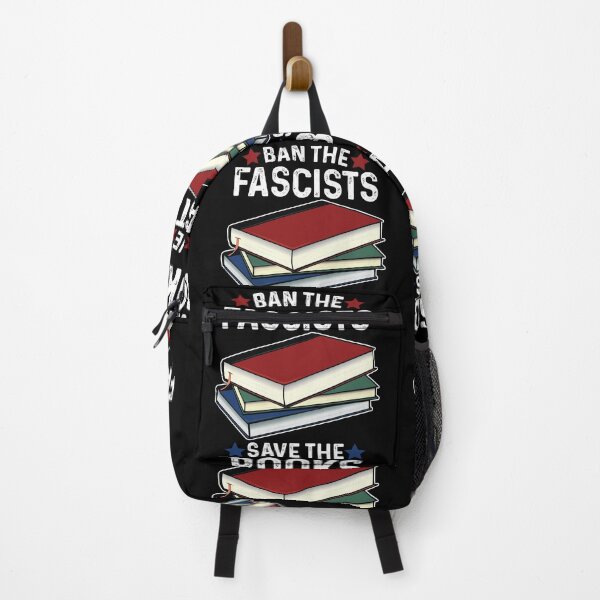 Item preview, Ban The Fascists Save The Books Funny Book Lovers Reading designed and sold by GravitiTees.